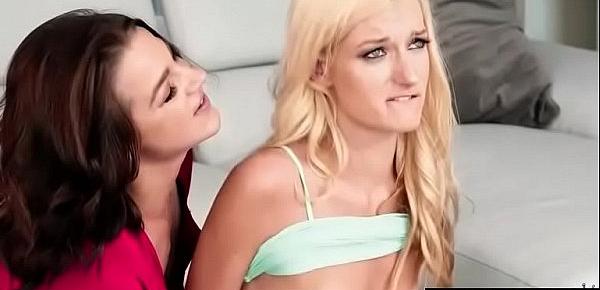  (Evelin Stone & Jeni Juice) Lesbians Cute Girls Make Love On Camera clip-07